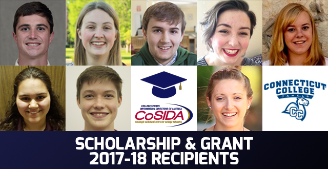 CoSIDA Announces Record Class of 2017-18 Scholarship Winners